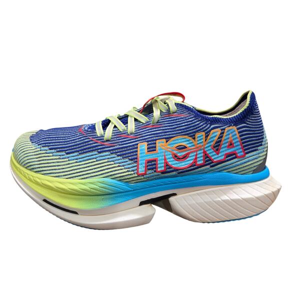 HOKA Cielo X1 Unisex Running SHOE Evening Sky/Lettuce Womens 9 Mens 8 $275  #938 - Picture 1 of 11